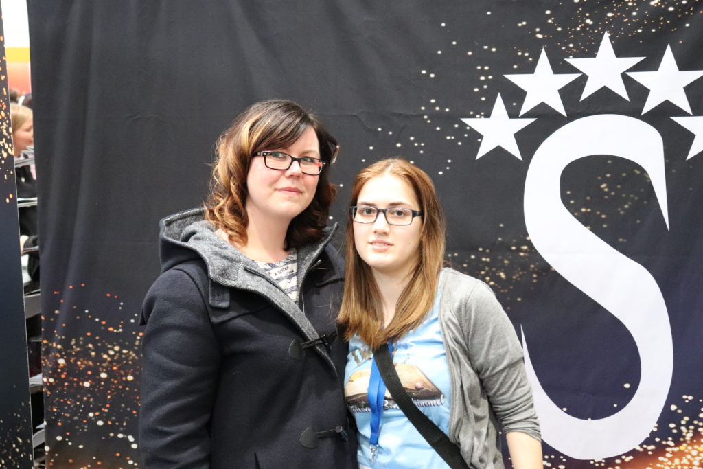 Carolin und ich auf der Leipziger Buchmesse